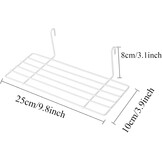 Rastermand & Rechte Plank voor Wandrek | 2 Stuks | IJzerdraad | 71% Korting
