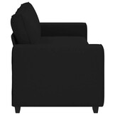 vidaXL 3-zitsbank Zwart Stof - 35% Korting!