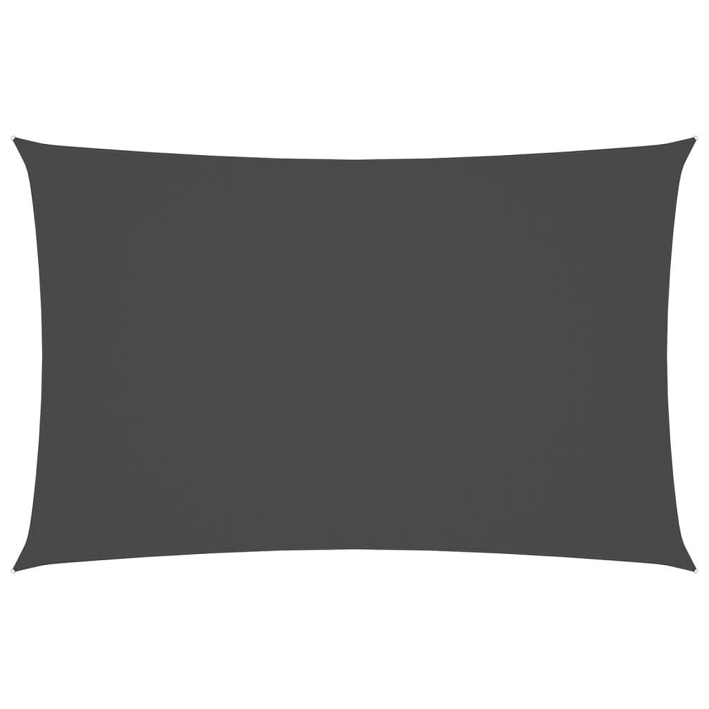 vidaXL Zonnescherm rechthoekig 2x5 m oxford stof antracietkleurig