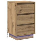 vidaXL Nachtkastje Artisanaal Eiken met Lade - 29% Korting!