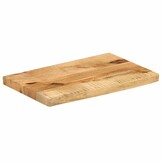 Mangohouten Tafelblad Naturel Rand 50x40cm - 29% Korting!