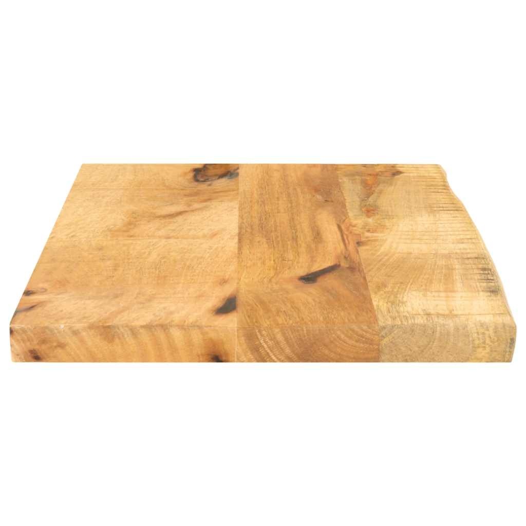 Mangohouten Tafelblad Naturel Rand 50x40cm - 29% Korting!