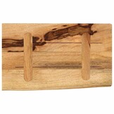 Mangohouten Tafelblad Naturel Rand 50x40cm - 29% Korting!