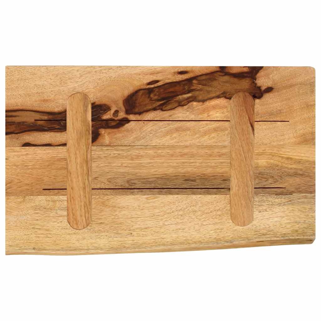 Mangohouten Tafelblad Naturel Rand 50x40cm - 29% Korting!