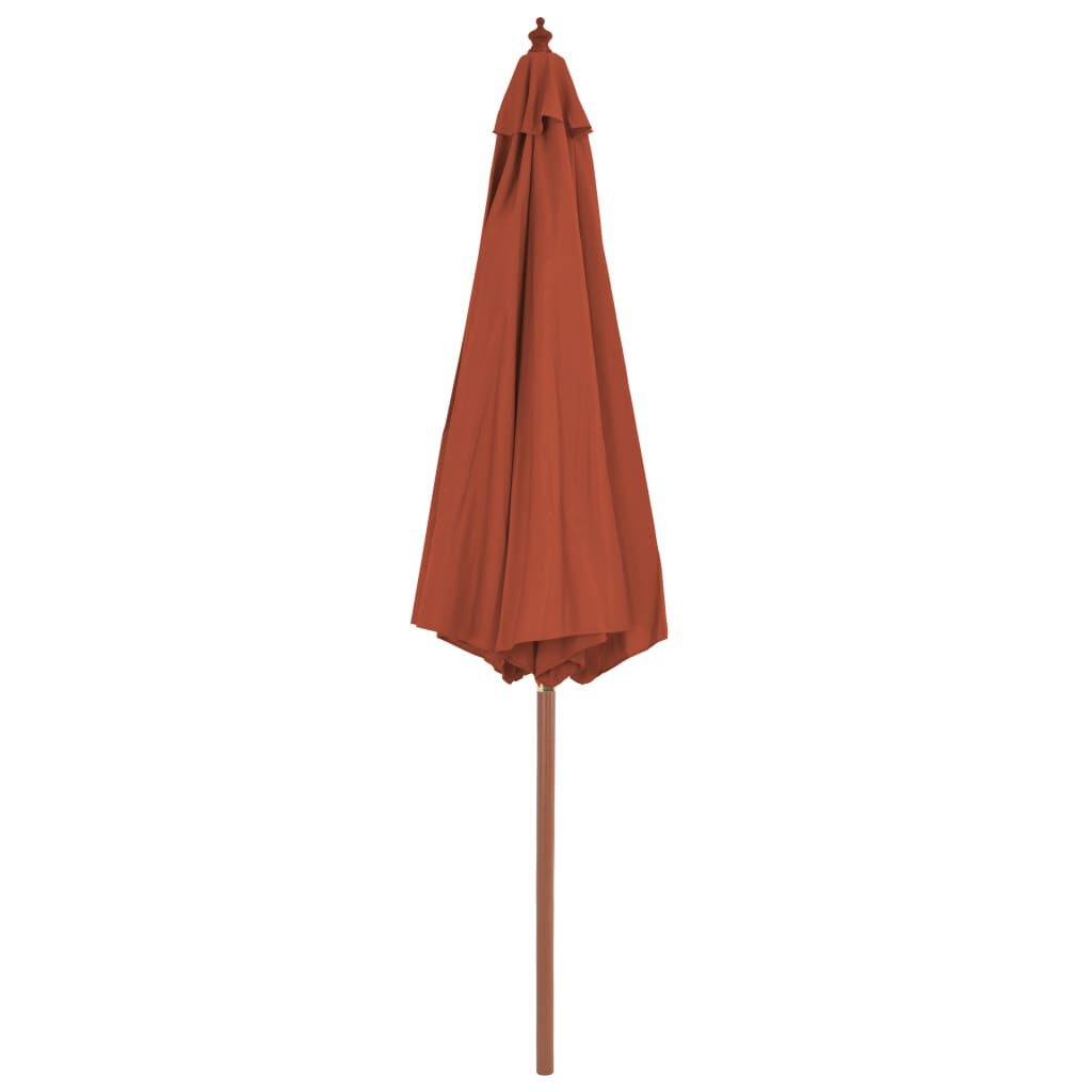 VidaXL Parasol Houten Paal 300cm Terracotta - 34% Korting!