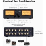 ET30 VU Meter Versterker Speaker Selector Switch met Afstandsbediening