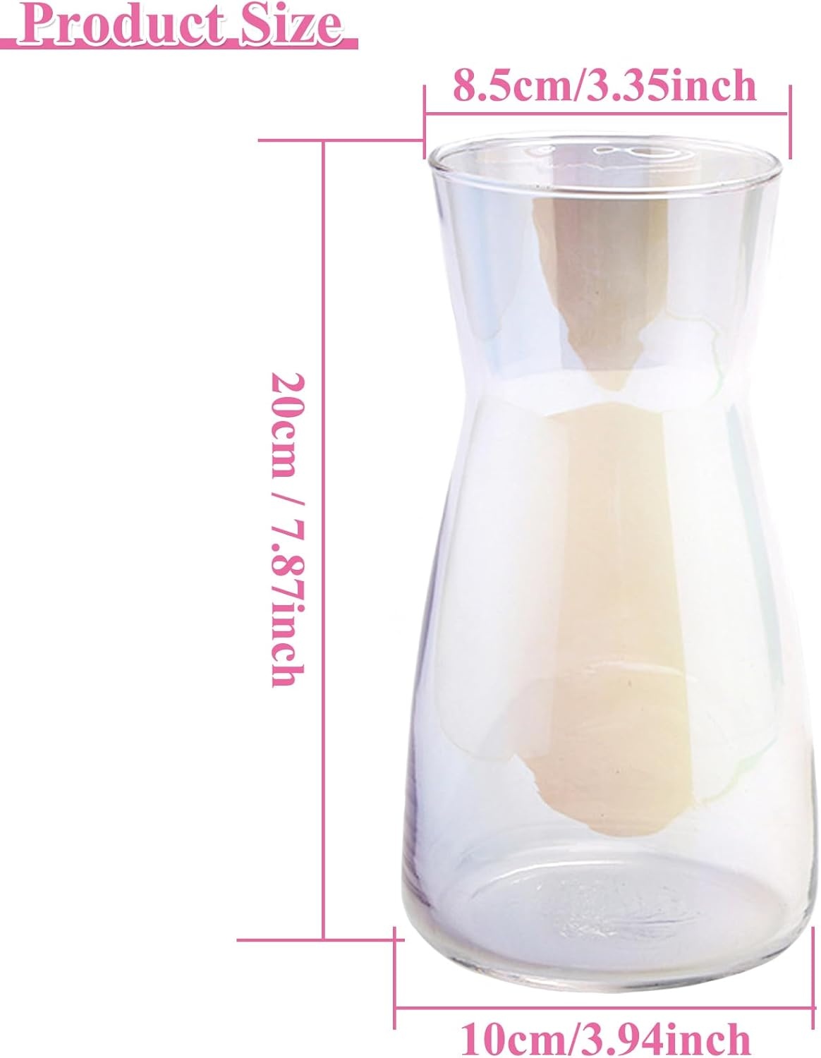 Glazen Vaas Helder Glas 20cm - 31% Korting!