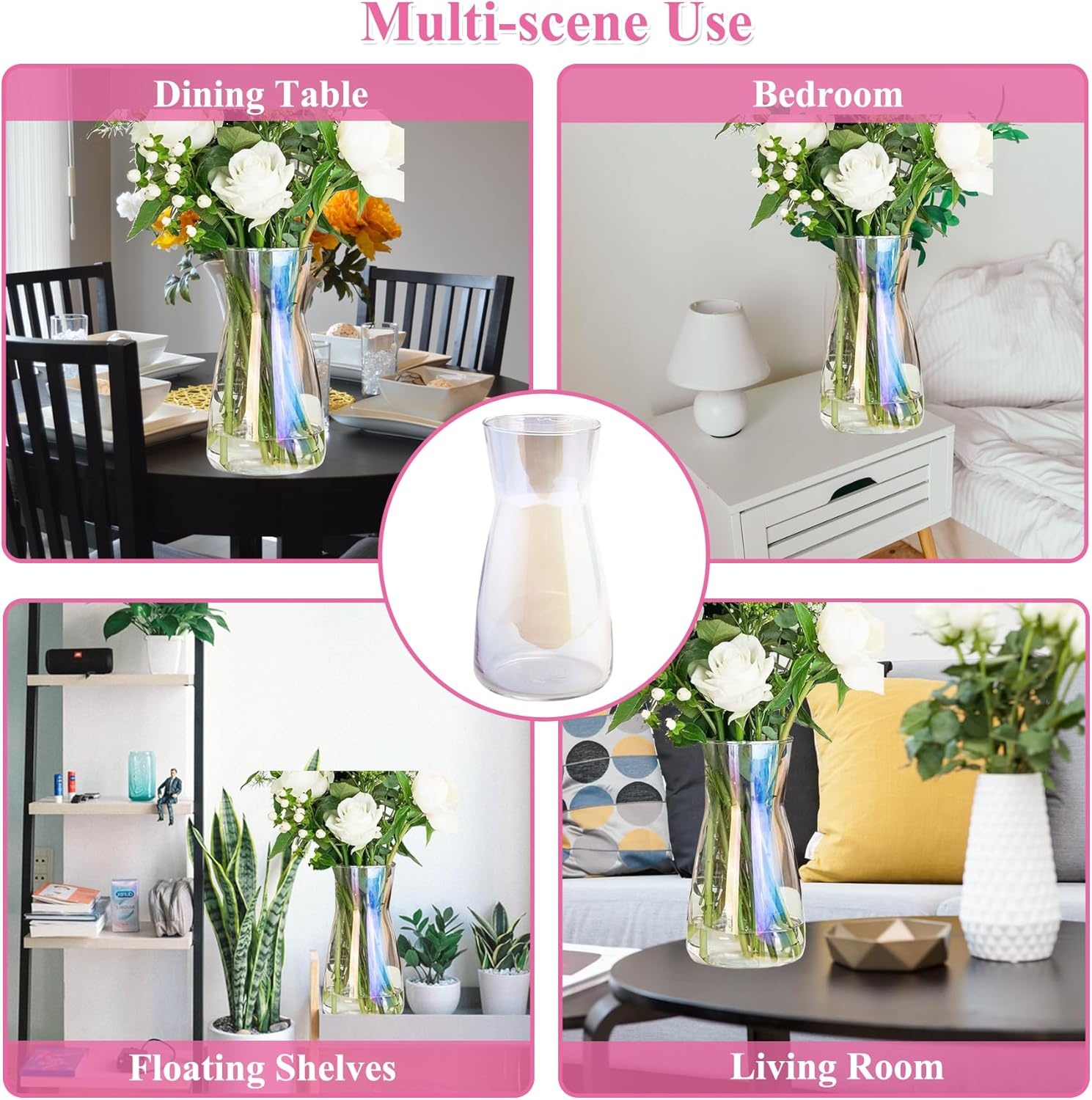 Glazen Vaas Helder Glas 20cm - 31% Korting!