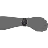 Menborn Smart Watch zwarte leren armband