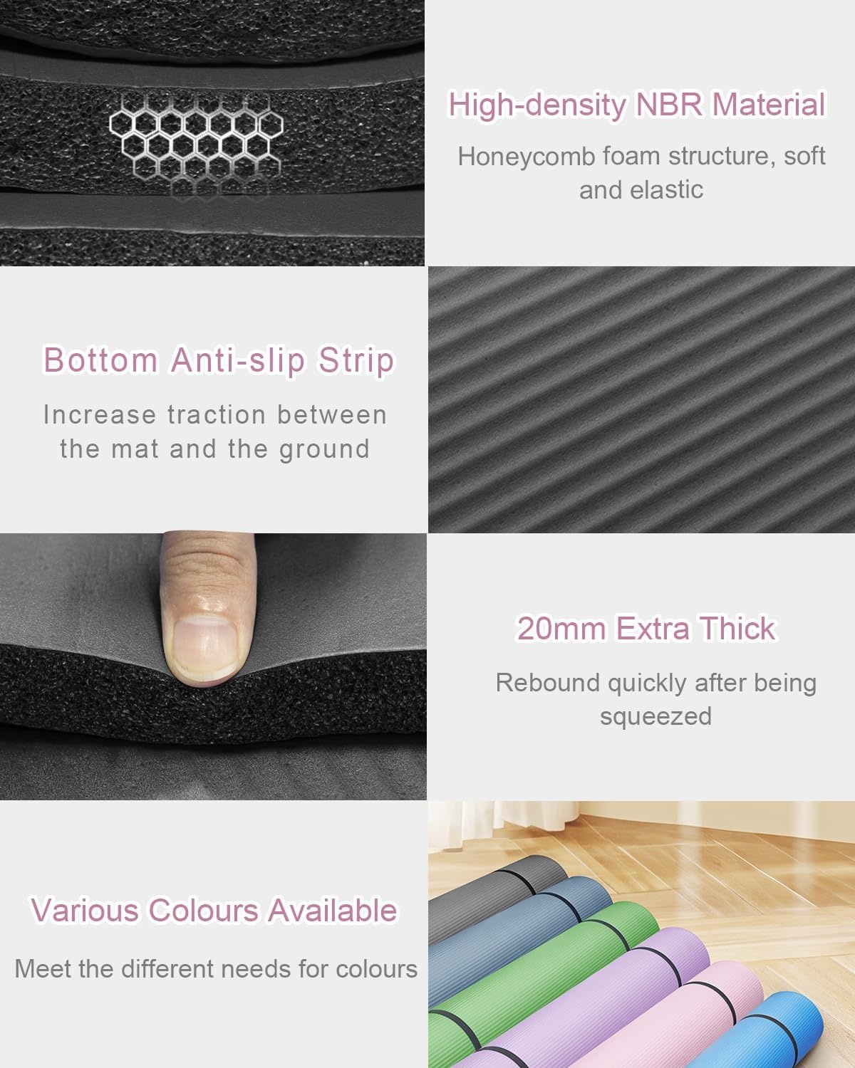 Extra Dikke Yoga Mat NBR - 34% Korting!