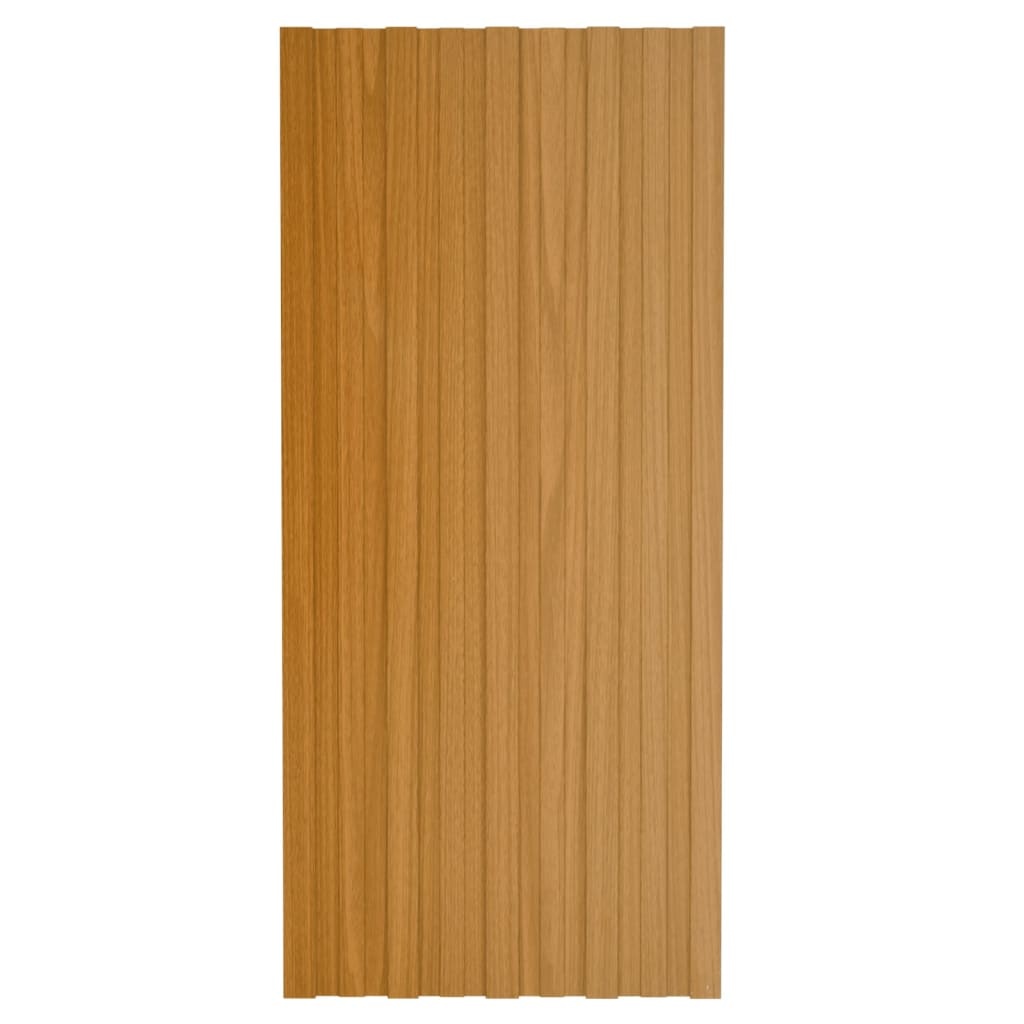 vidaXL Dakpanelen - 12 stuks - Gegalvaniseerd Staal - 34% Korting!