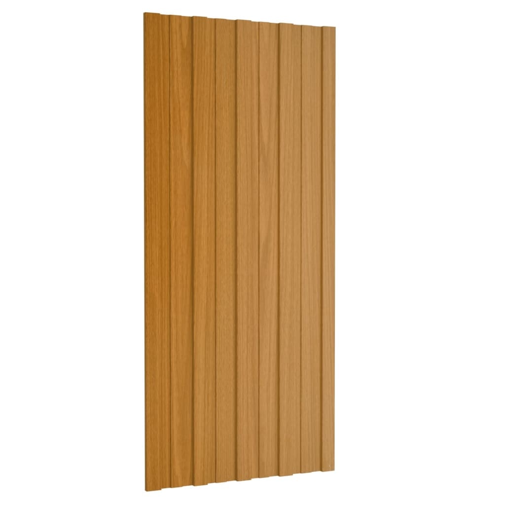 vidaXL Dakpanelen - 12 stuks - Gegalvaniseerd Staal - 34% Korting!