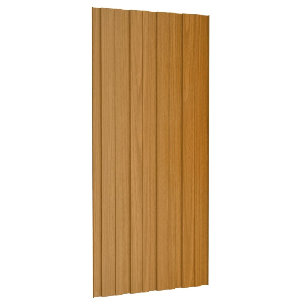 vidaXL Dakpanelen - 12 stuks - Gegalvaniseerd Staal - 34% Korting!