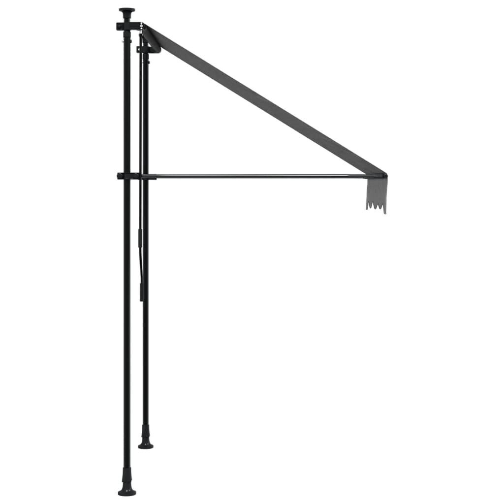vidaXL Luifel Uittrekbaar 100x150 cm Antraciet - 34% Korting