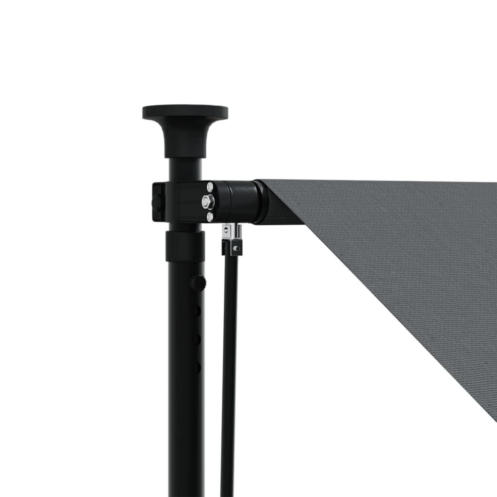 vidaXL Luifel Uittrekbaar 100x150 cm Antraciet - 34% Korting