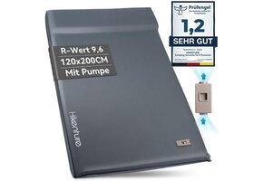 Dubbele Slaapmat 8cm Dik Zelfopblazend (35% Korting)