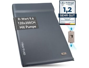 Dubbele Slaapmat 8cm Dik Zelfopblazend (35% Korting)
