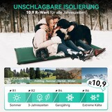 Zelfopblazende Slaapmat Kamperen - 10cm Dik - Groen (-34%)