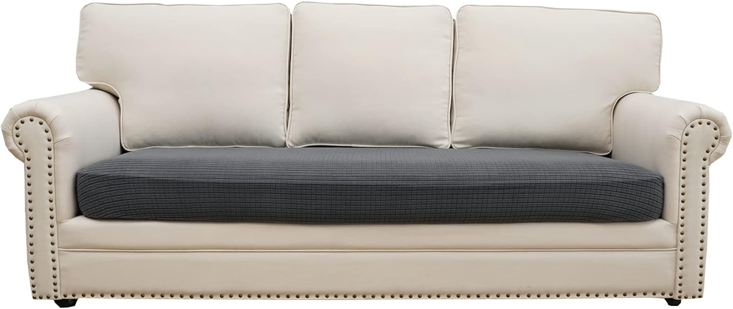 Stretch Sofahoes L-vorm Donkergrijs 3-zits (165-200cm) - 76% Korting!