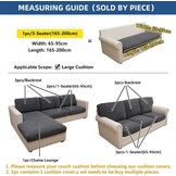 Stretch Sofahoes L-vorm Donkergrijs 3-zits (165-200cm) - 76% Korting!