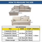 Stretch Sofahoes L-vorm Donkergrijs 3-zits (165-200cm) - 76% Korting!