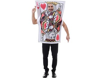 Poker Kaarten Kostuum Koning/Koningin - 32% Korting!