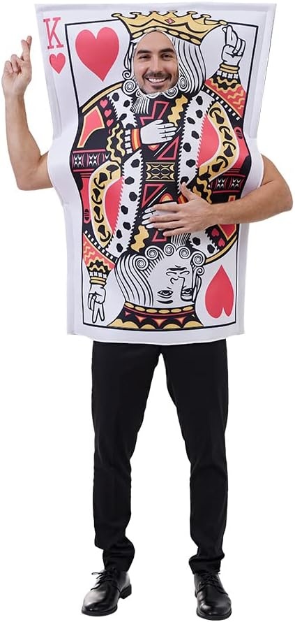 Poker Kaarten Kostuum Koning/Koningin - 32% Korting!