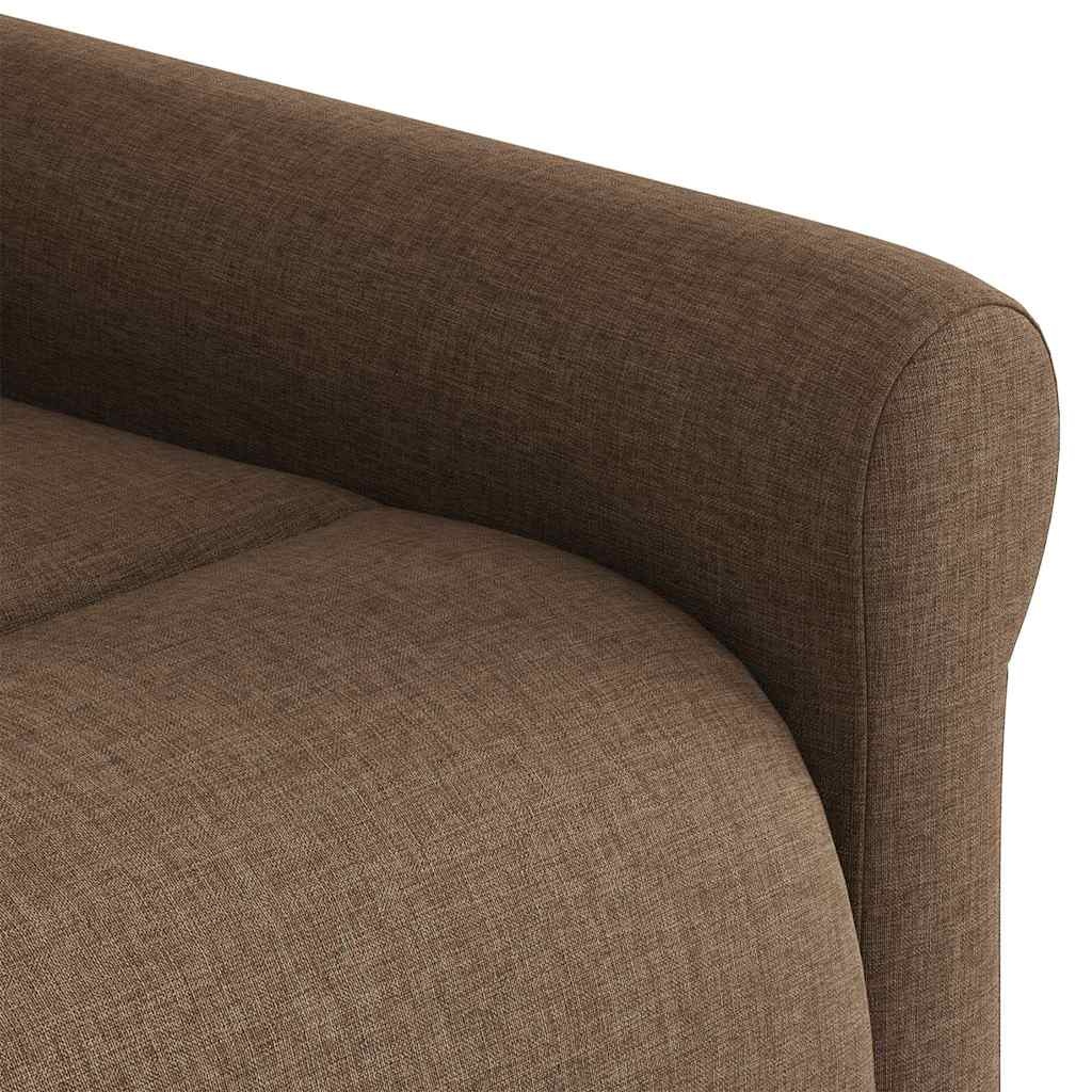 VidaXL Fauteuil Verstelbaar Stof Bruin - 47% Korting!