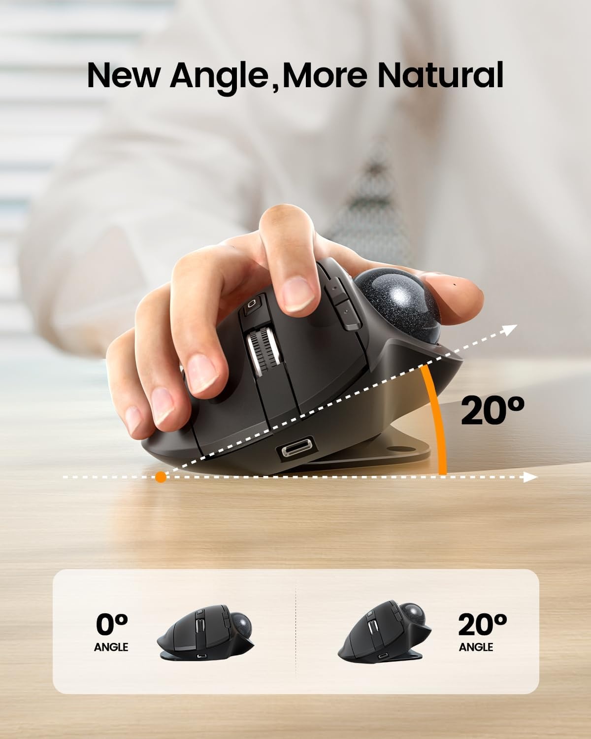 Trackball Muis EM01: Ergonomisch & 29% Korting!