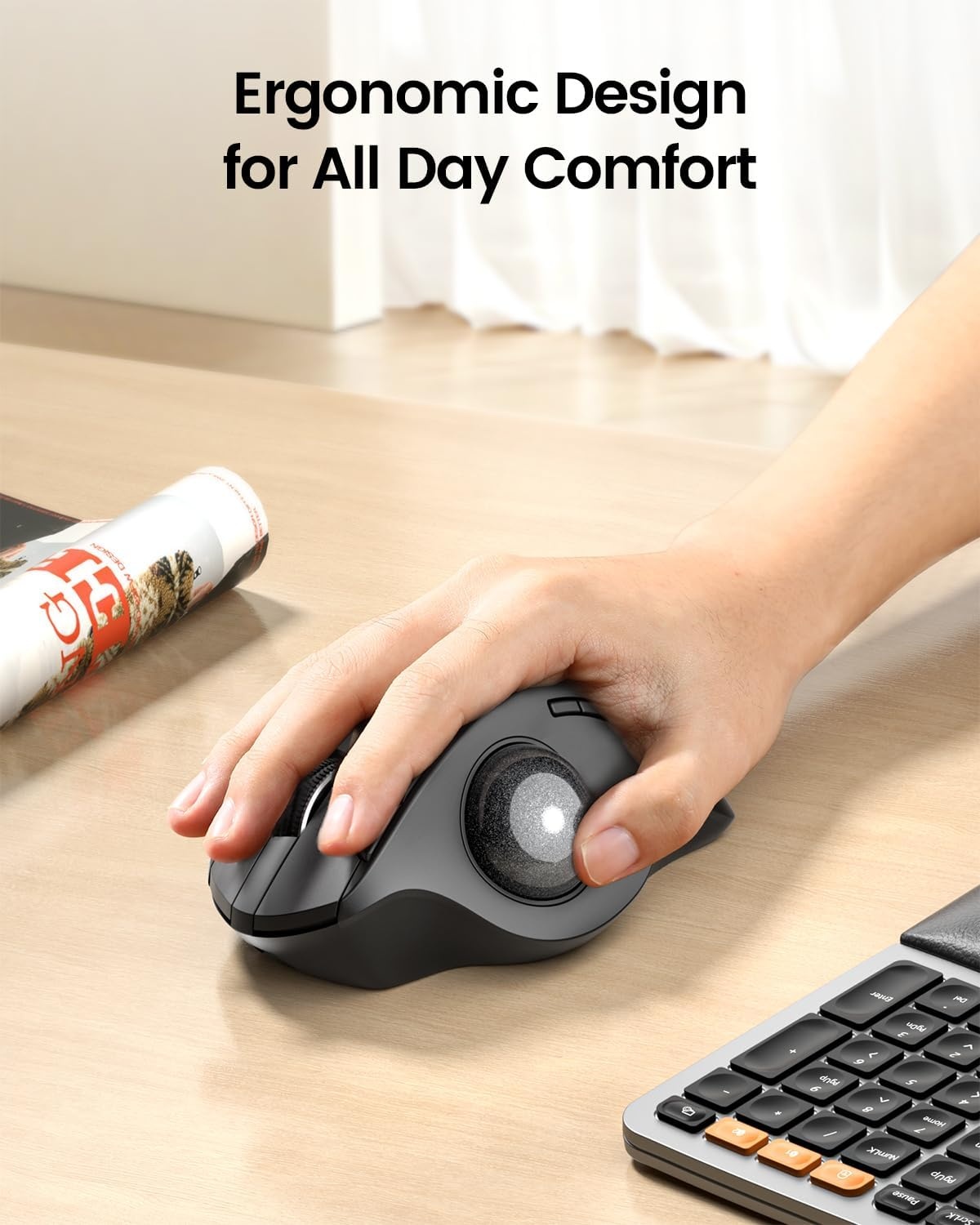 Trackball Muis EM01: Ergonomisch & 29% Korting!