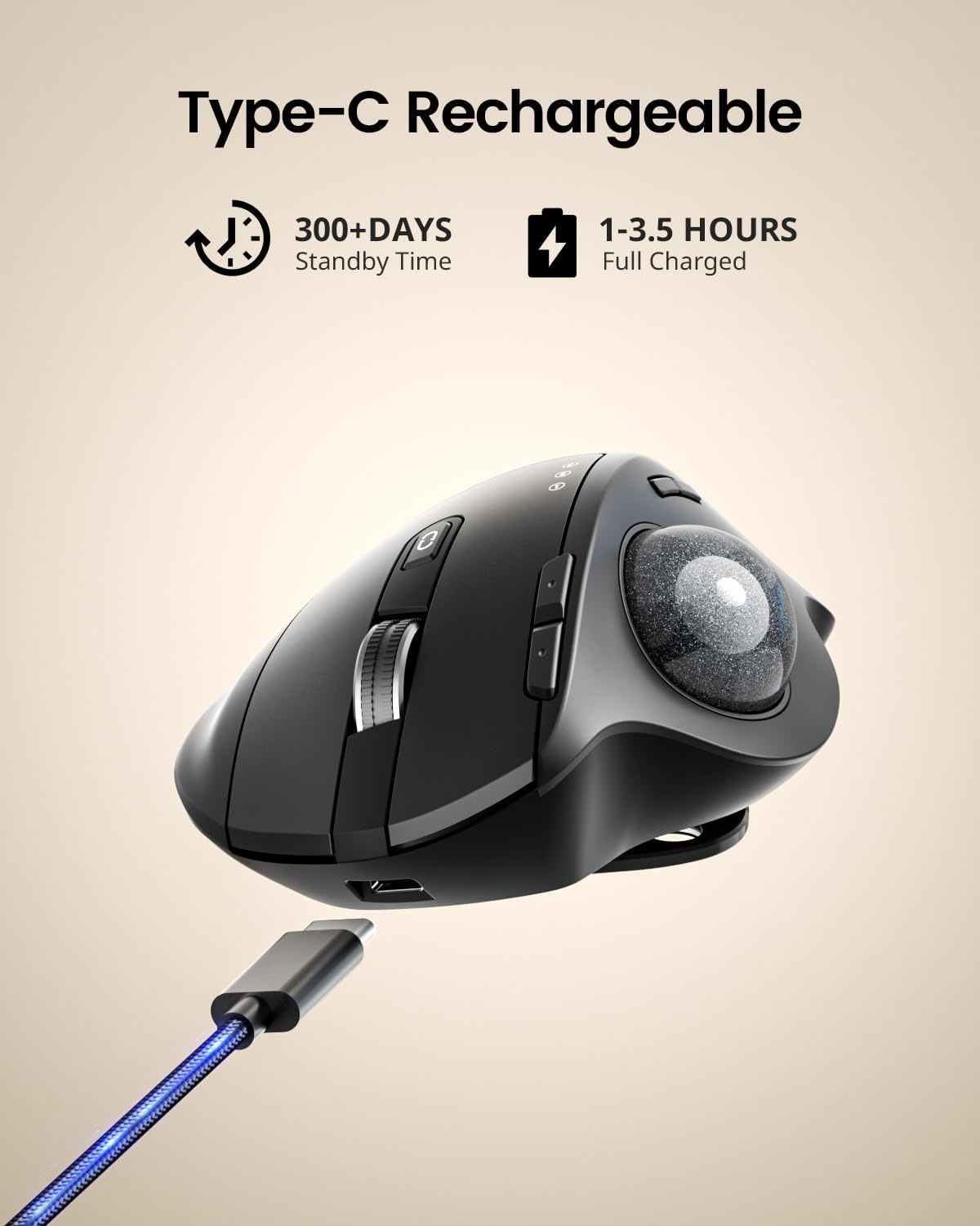 Trackball Muis EM01: Ergonomisch & 29% Korting!