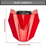 Achterzitter Cover Kuip Kuipdeel voor CB650R CBR650R 2018-2023 Felrood