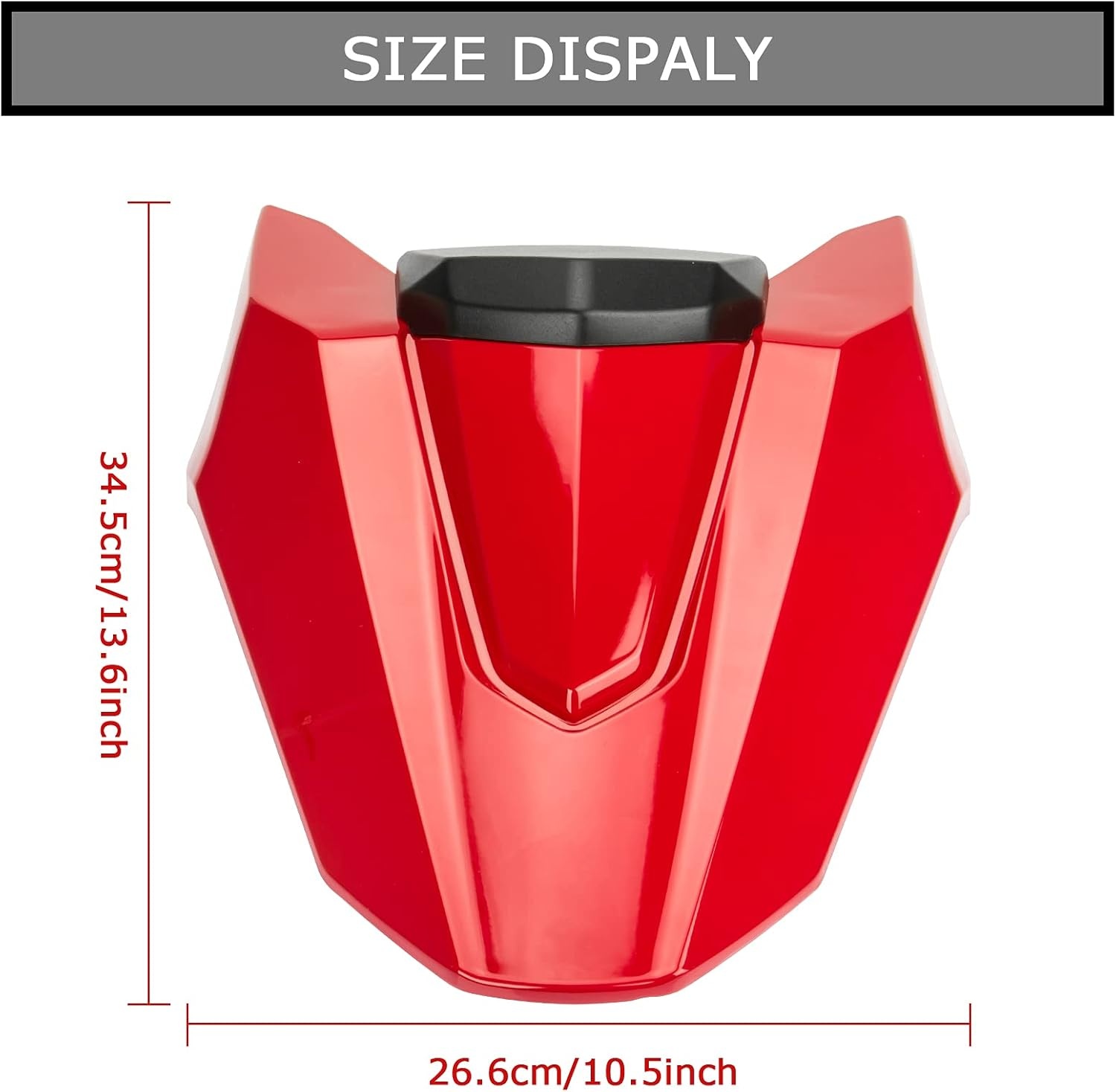 Achterzitter Cover Kuip Kuipdeel voor CB650R CBR650R 2018-2023 Felrood