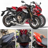 Achterzitter Cover Kuip Kuipdeel voor CB650R CBR650R 2018-2023 Felrood