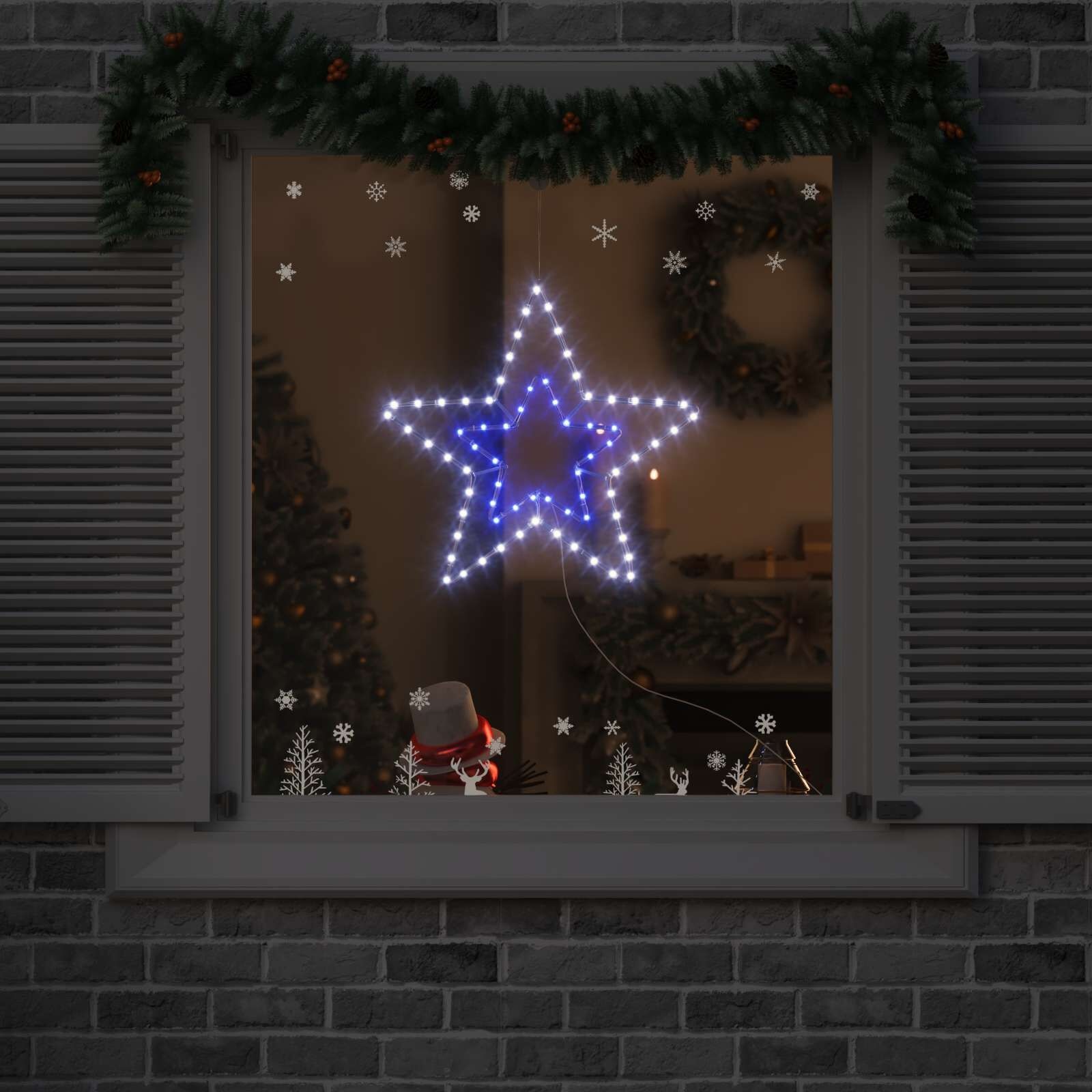 vidaXL Kerstster Koud Wit LED - 34% Korting