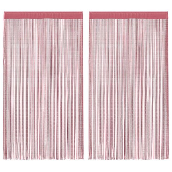 vidaXL Koordgordijnen Roze 140x250 cm (2 st.) - 31% Korting