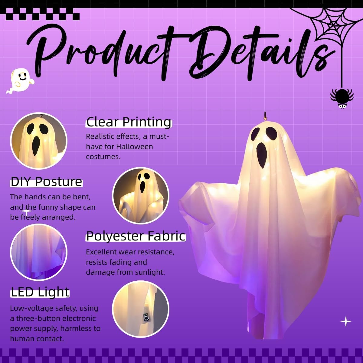 Halloween Lichtslinger Oranje - 75% Korting!