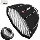 8-hoekige Softbox 120cm Bowens Mount + Grid: 29% Korting