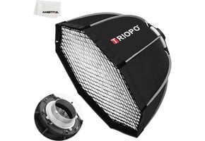 8-hoekige Softbox 120cm Bowens Mount + Grid: 29% Korting