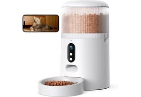 Slimme Voerautomaat Kat/Hond 4L met WiFi & Camera (46% Korting)