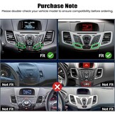 CAMECHO 2G + 32G Android 11 Autoradio met Navigatie voor Ford Fiesta 2009-2014, Dubbele Din Radio 9 Inch Scherm, met Carplay Android Auto RDS FM HiFi Bluetooth + Achteruitrijcamera