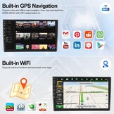 CAMECHO 2G + 32G Android 11 Autoradio met Navigatie voor Ford Fiesta 2009-2014, Dubbele Din Radio 9 Inch Scherm, met Carplay Android Auto RDS FM HiFi Bluetooth + Achteruitrijcamera