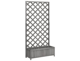 vidaXL Plantenbak met Latwerk - 34% Korting