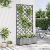 vidaXL Plantenbak met Latwerk - 34% Korting