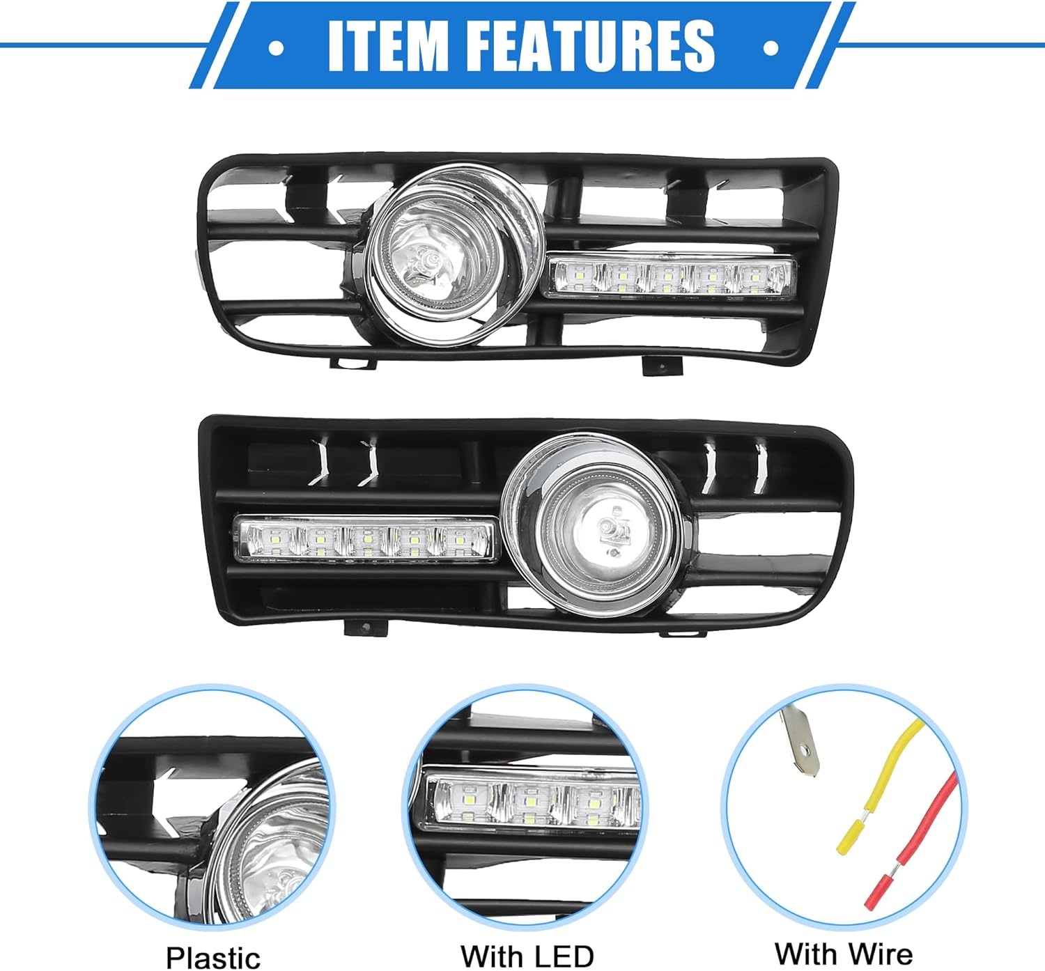 VW Golf Grille met LED - 78% Korting