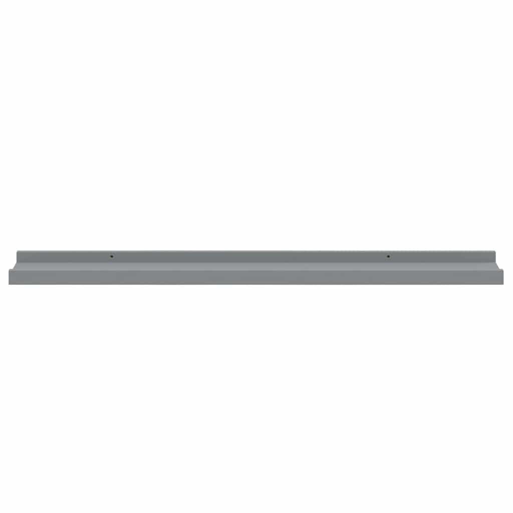 vidaXL Fotoplanken 2 st 80x9x3 cm MDF grijs