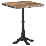 vidaXL Bistrotafel Gerecycled Hout - 60x60cm (35% Korting)
