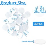 30x Zelfklevende Rubberen Buffers - Transparant (30mm) - 24% Korting!