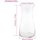 Heldere Glazen Vaas - 20cm Hoog - 74% Korting