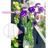 Heldere Glazen Vaas - 20cm Hoog - 74% Korting